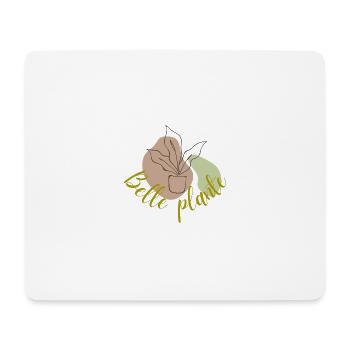 Beautiful plant| Women's gift - Mouse Pad (horizontal) - white - Front