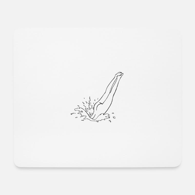 Splash - Mouse Pad (horizontal) - white
