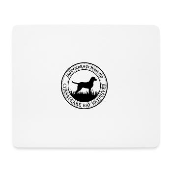 Chesapeake Bay Retriever Jagdgebrauchshund Hunde - Mousepad (Querformat) - Weiß - Vorne