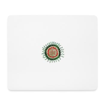 Mandala Flower - Mouse Pad (horizontal) - white - Front