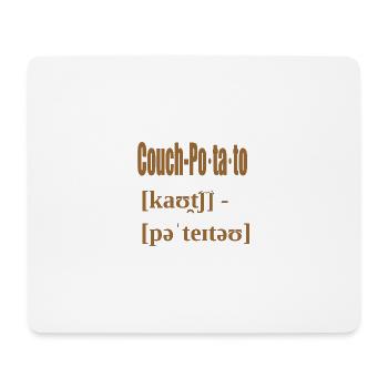 Larve - Tapis de souris (format paysage) - blanc - Devant