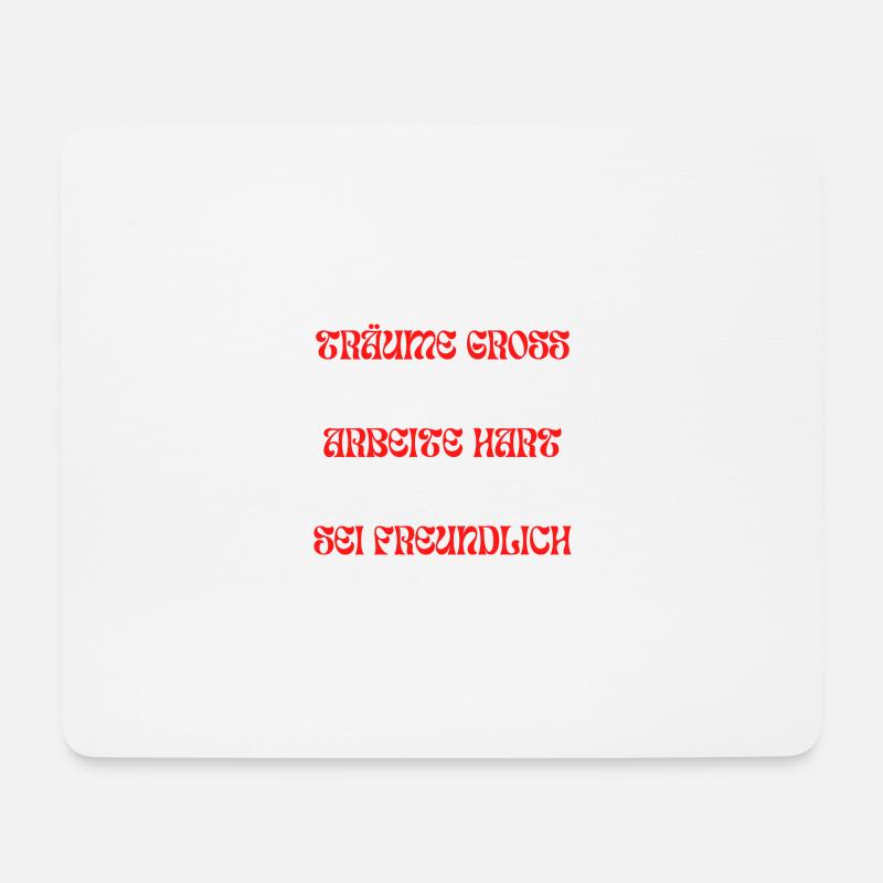 Inspirierendes Spruch - Mousepad (Querformat) - Weiß