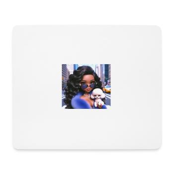 Beauty - Mousepad (Querformat) - Weiß - Vorne