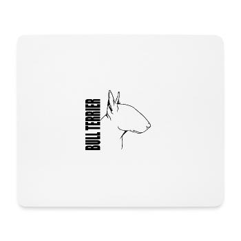 Bull Terrier Profil Chiens Chien Wilsigns - Tapis de souris (format paysage) - blanc - Devant