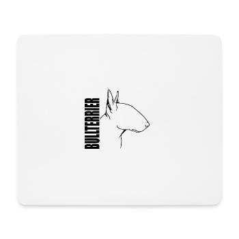 Bull Terrier Profil Chiens Chien Wilsigns - Tapis de souris (format paysage) - blanc - Devant
