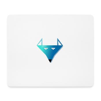 Polarwolf - Mousepad (Querformat) - Weiß - Vorne