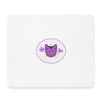 Violet Cat - Mousepad (Querformat) - Weiß - Vorne