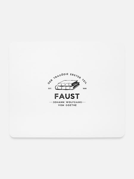 Faust. Der Tragödie erster Teil - Mousepad (Querformat) - Weiß