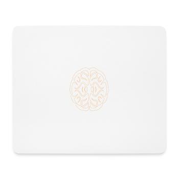 Brain01 - Mousepad (Querformat) - Weiß - Vorne