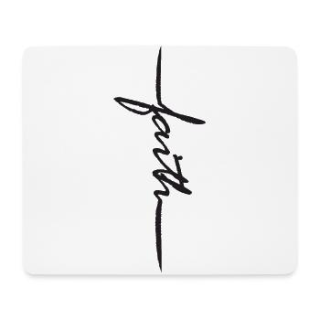 Faith - Mousepad (Querformat) - Weiß - Vorne