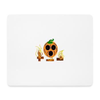 citrouille - Tapis de souris (format paysage) - blanc - Devant