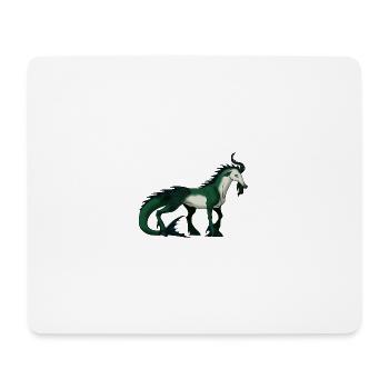 Capricorne - Tapis de souris (format paysage) - blanc - Devant