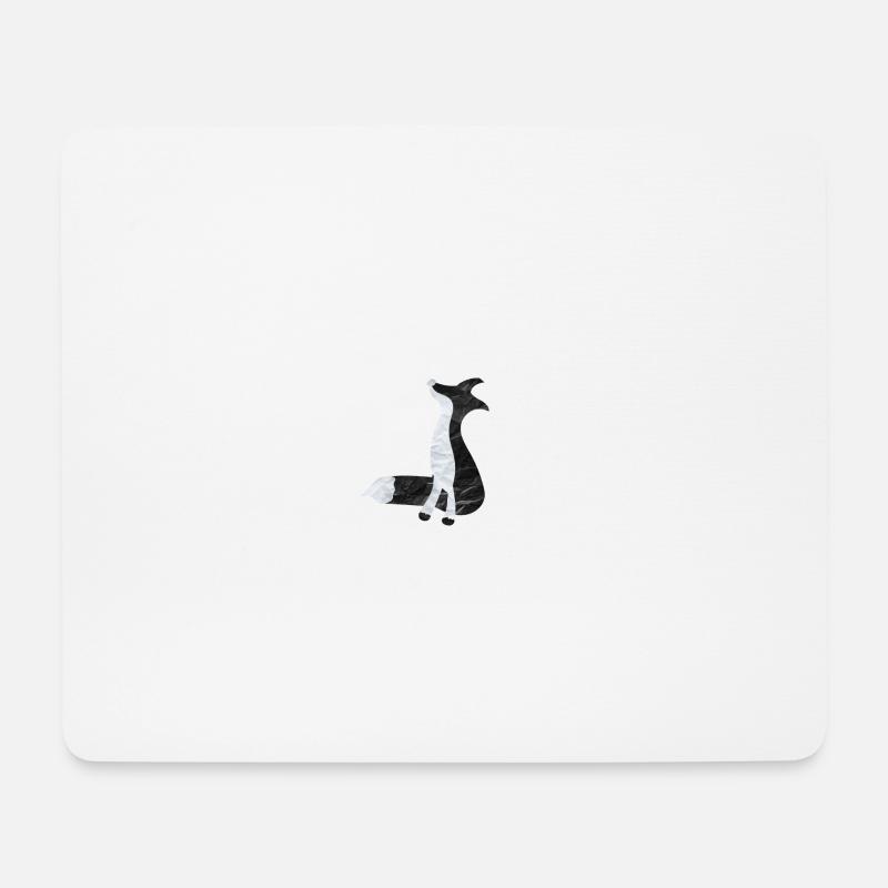 Fuchs - Mousepad (Querformat) - Weiß
