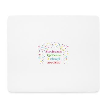Alles Gute zum Geburtstag2 - Mousepad (Querformat) - Weiß - Vorne