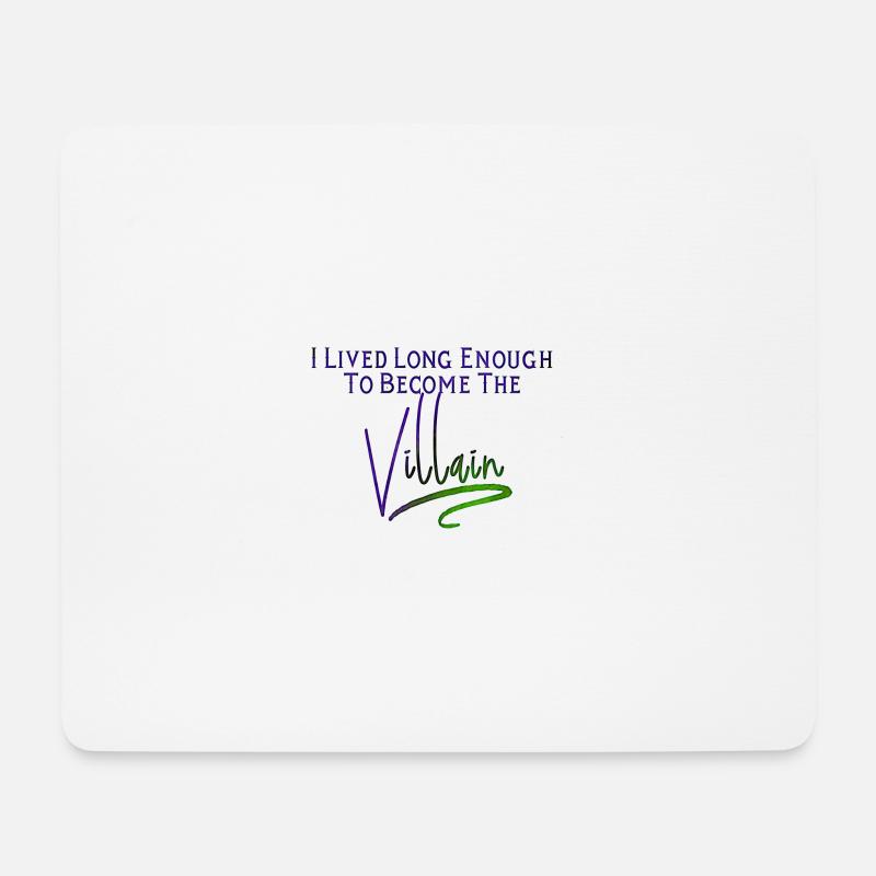 Villain forever - Mousepad (Querformat) - Weiß