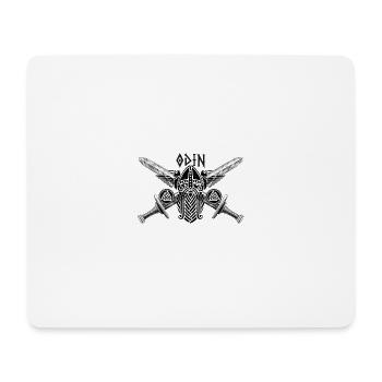 ODIN VIKING - Tapis de souris (format paysage) - blanc - Devant
