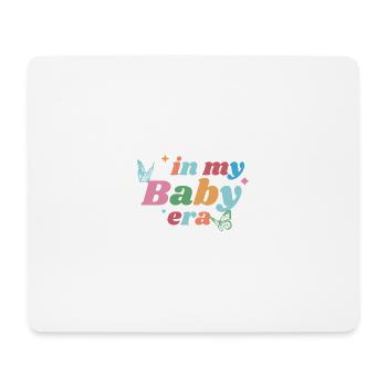 In My Baby Era – Bunt & Verspielt - Mousepad (Querformat) - Weiß - Vorne