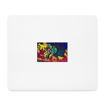 motocross - Mouse Pad (horizontal) - white - Front