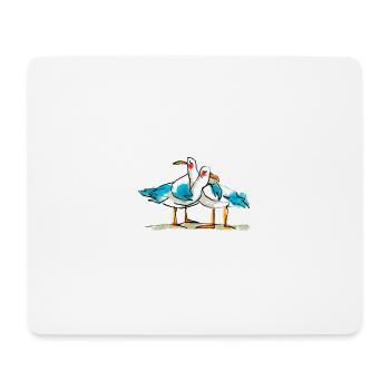 prinzenart / Helmut & Erwin - Mousepad (Querformat) - Weiß - Vorne