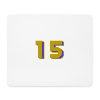 15. 15 YEARS. 15th ANNIVERSARY. 15 YEAR ANNIVERSARY. - Mouse Pad (horizontal) - white - Front