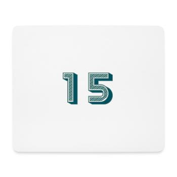 15 - Mouse Pad (horizontal) - white - Front