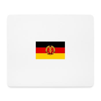 Drapeau de la RDA - Tapis de souris (format paysage) - blanc - Devant