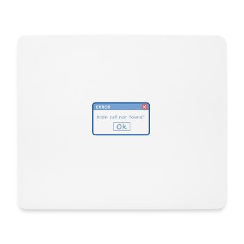 funny E-mail design, meme, idiot, computer humor - Mousepad (Querformat) - Weiß - Vorne