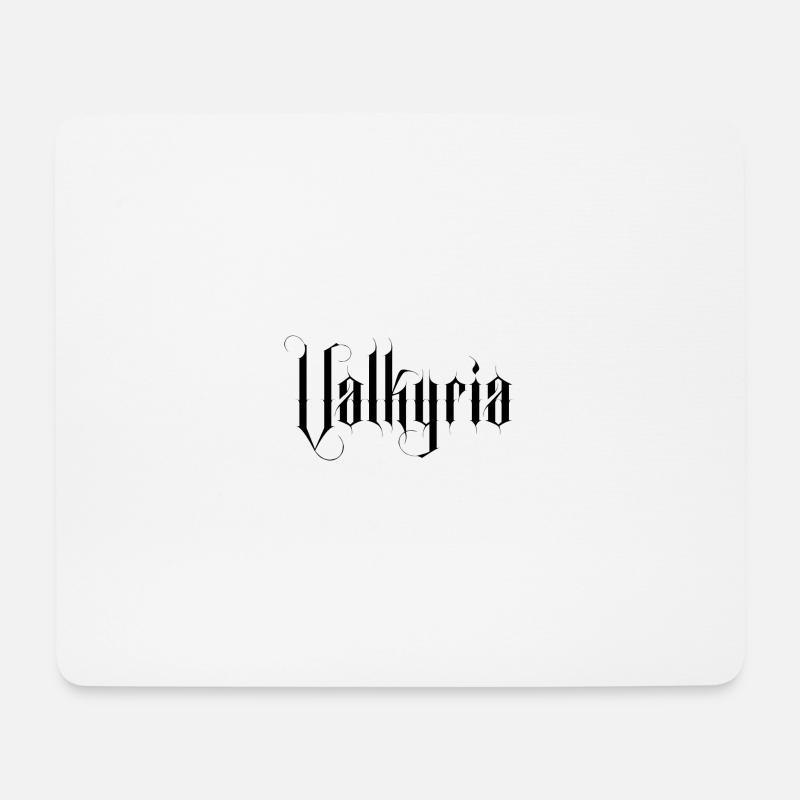 Walküre - Mousepad (Querformat) - Weiß