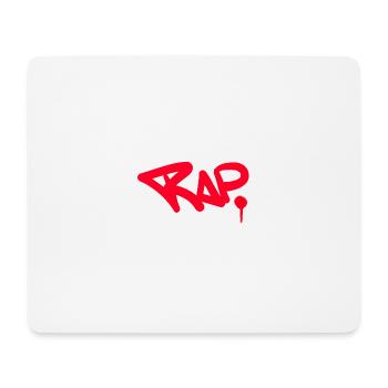 Rap Graffiti Spray Design for Fans - Mouse Pad (horizontal) - white - Front
