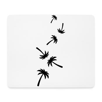 palme symbol - Mousepad (Querformat) - Weiß - Vorne
