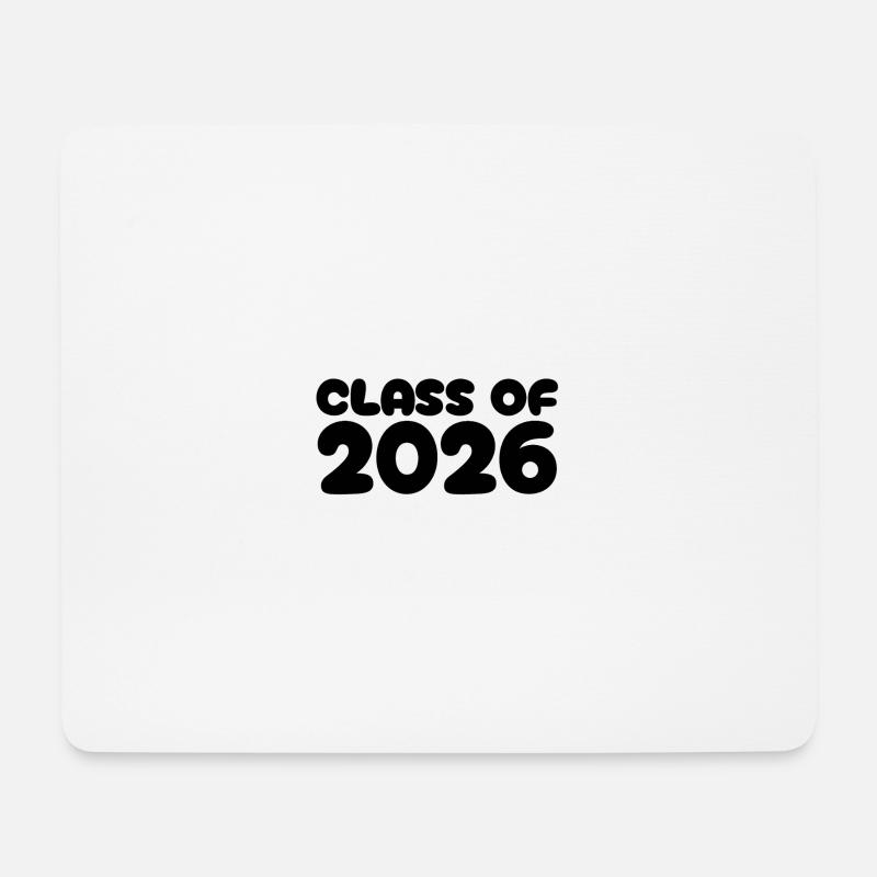 Class of 2026 – Graduation - Mousepad (Querformat) - Weiß