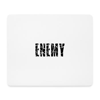 Enemy - Mousepad (Querformat) - Weiß - Vorne