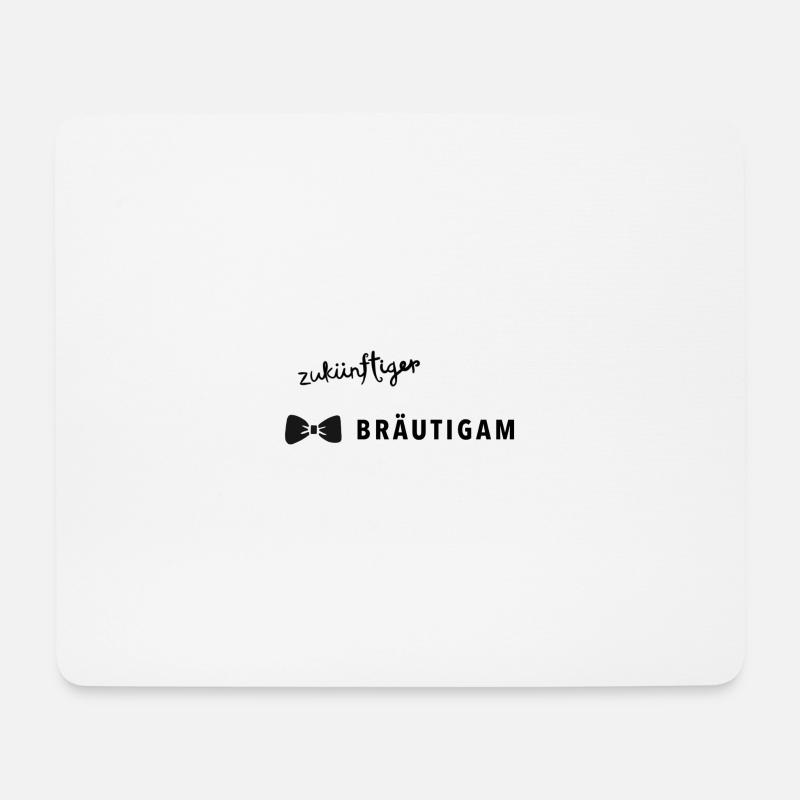 Zukünftiger Bräutigam - Mousepad (Querformat) - Weiß