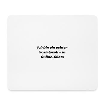Typisch-Gamer - Mousepad (Querformat) - Weiß - Vorne