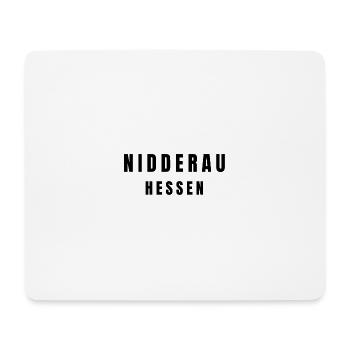 Nidderau, Hesse - Tapis de souris (format paysage) - blanc - Devant