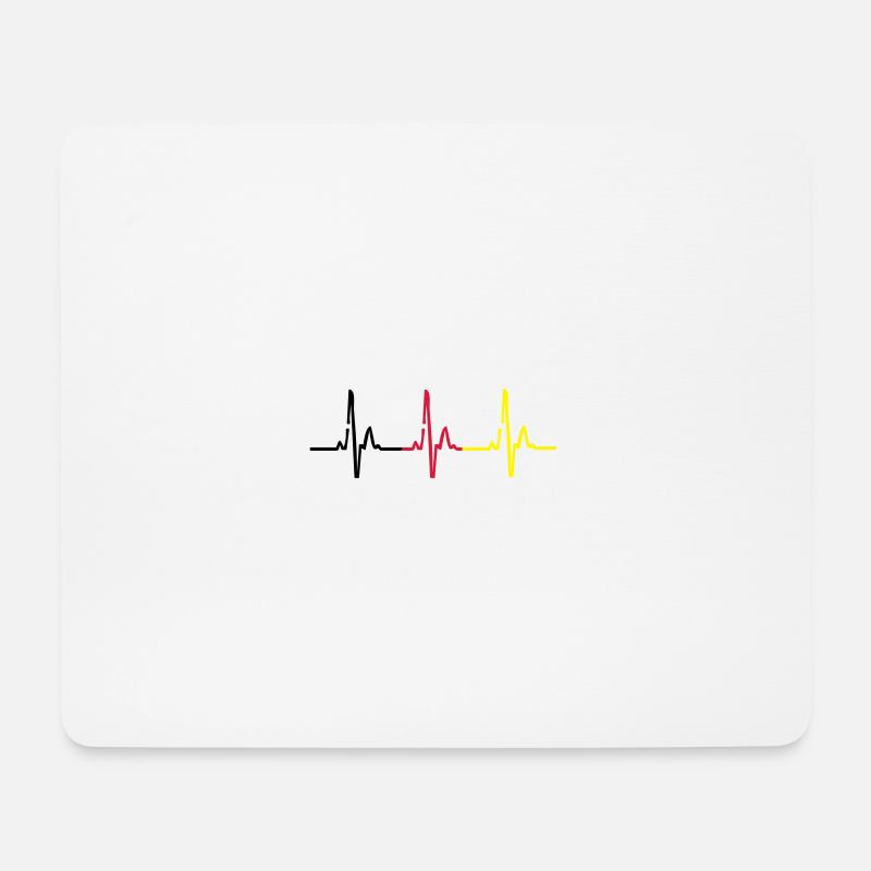 Deutschland - Mousepad (Querformat) - Weiß