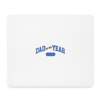 Dad of the Year – Award - Mouse Pad (horizontal) - white - Front