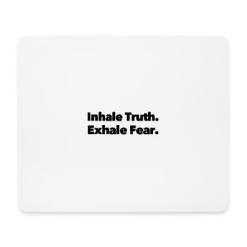Inspirez et expirez - Tapis de souris (format paysage) - blanc - Devant