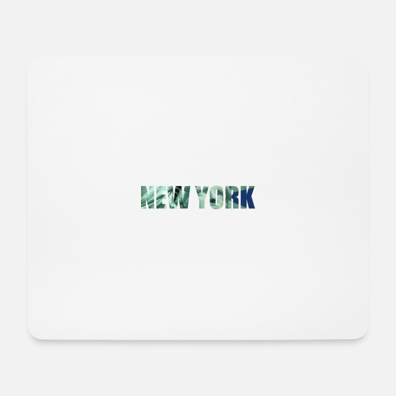 NEW YORK - Mouse Pad (horizontal) - white