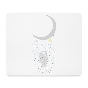 astronaute - Tapis de souris (format paysage) - blanc - Devant