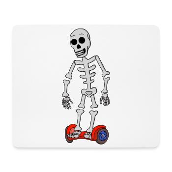 Gruselige Schwebeknochen - Mousepad (Querformat) - Weiß - Vorne