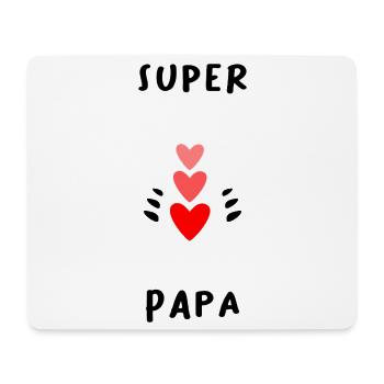 DAD. FATHER'S DAY. HAPPY FATHER'S DAY. HAPPY BIRTHDAY. - Mouse Pad (horizontal) - white - Front