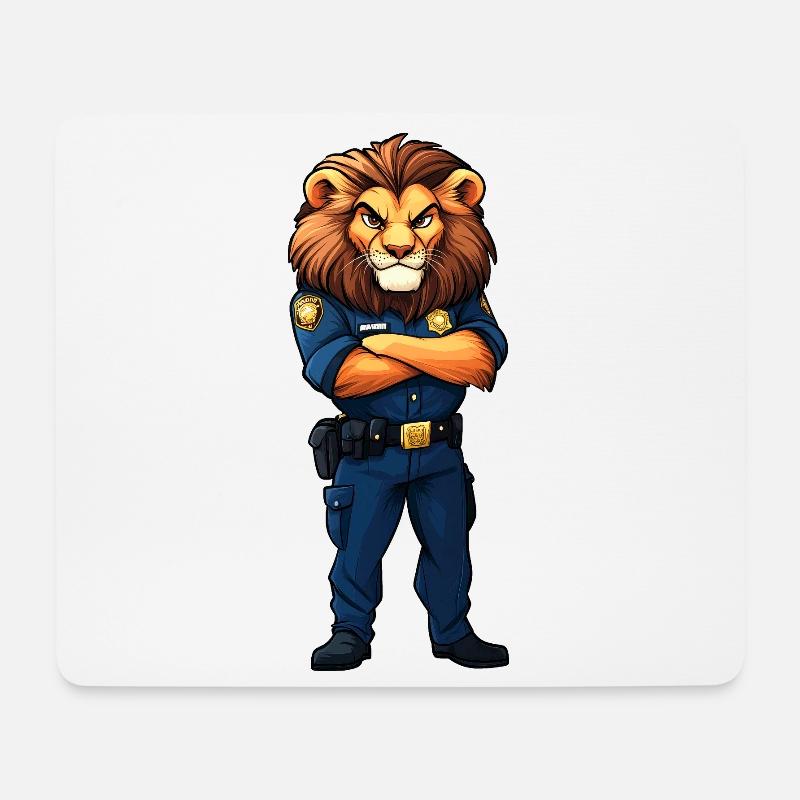 Leuven Police - Mouse Pad (horizontal) - white