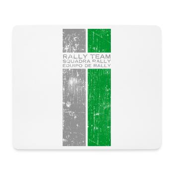 Rally Team Squadra Rally Classic Stripes Design - Mousepad (Querformat) - Weiß - Vorne