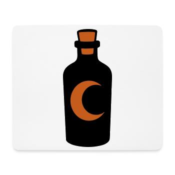 Halbmond Zaubertrank Flasche - Mousepad (Querformat) - Weiß - Vorne