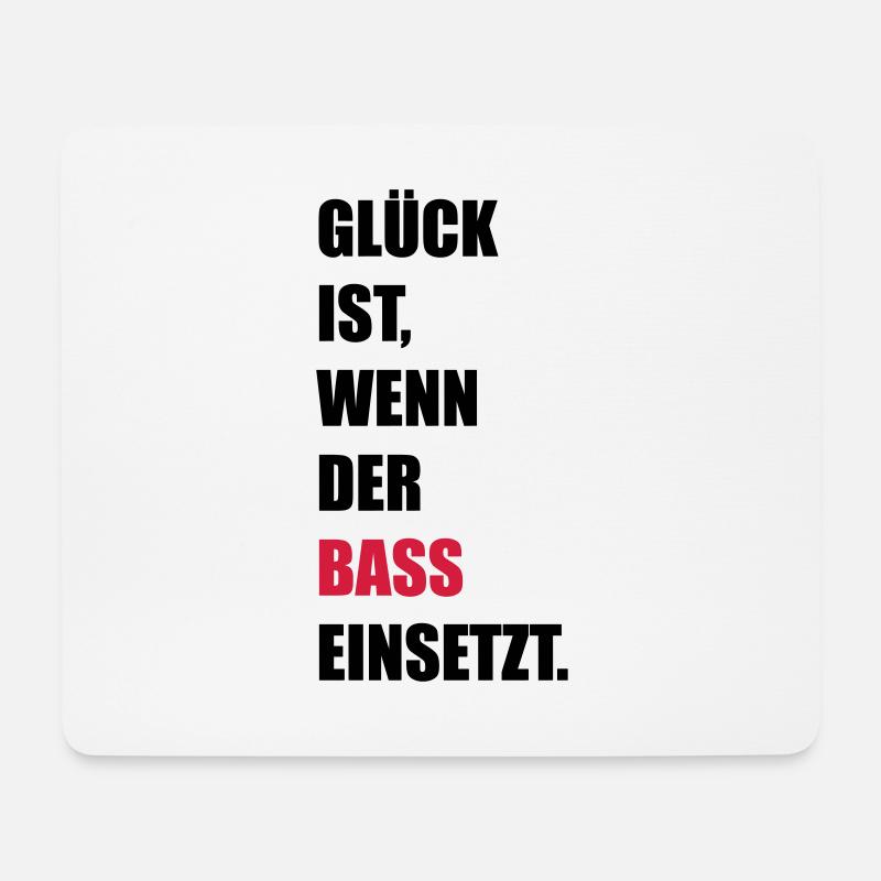 Musik - Mousepad (Querformat) - Weiß
