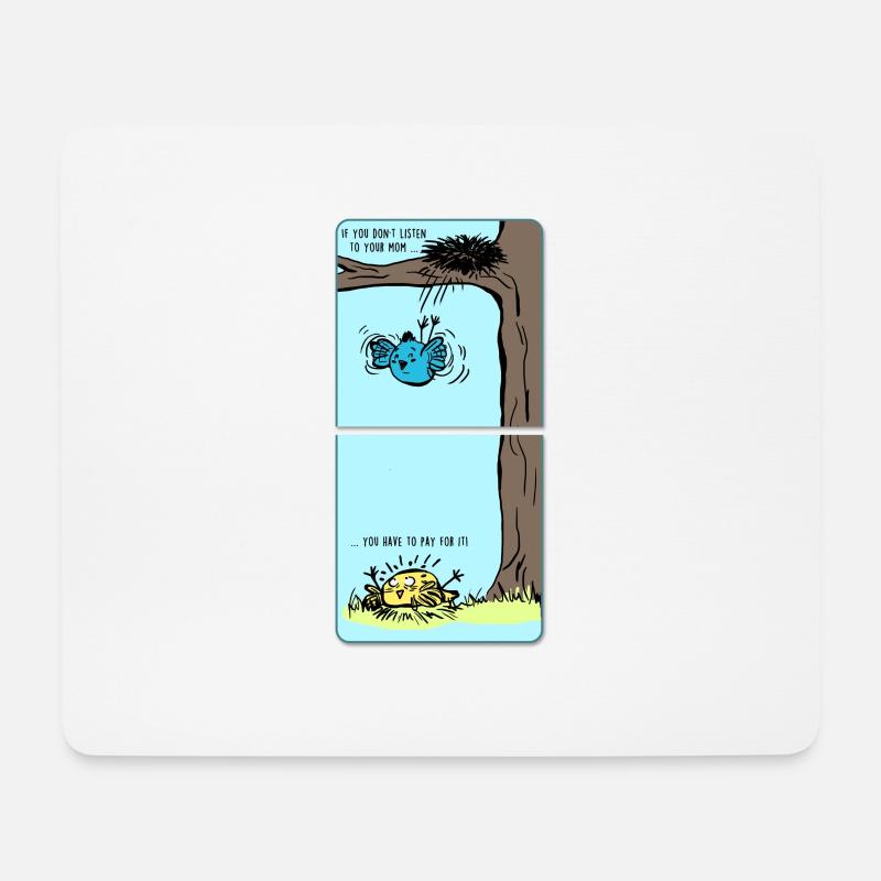 Mütter und Kinder - Mousepad (Querformat) - Weiß