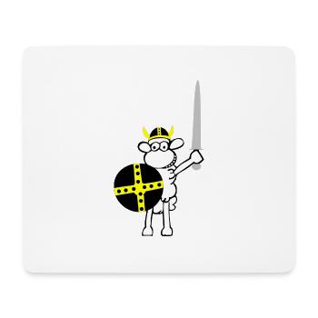 wikinger3 - Mousepad (Querformat) - Weiß - Vorne
