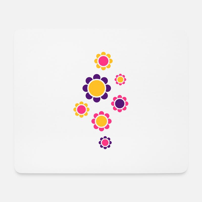 blumen*** - Mousepad (Querformat) - Weiß