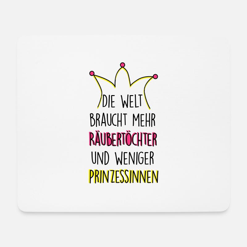 Räubertöchter - Mousepad (Querformat) - Weiß